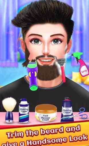 Celebrity Beard Salon Makeover - Indian Salon Game 2