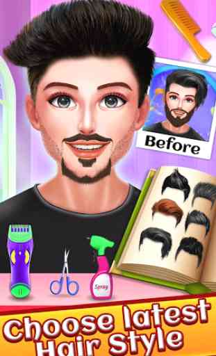Celebrity Beard Salon Makeover - Indian Salon Game 3
