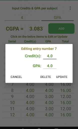 CGPA Calculator (For update, see the description) 3