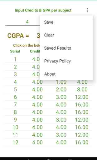 CGPA Calculator (For update, see the description) 4