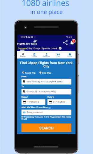 Cheap Flights low fares - Compare Direct Airlines 1