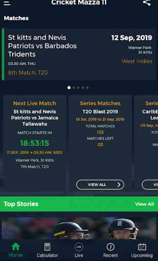 Cricket Mazza 11 Live Line & Fastest Score 2