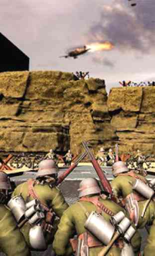 D-Day World War 2 Battle: WW2 Shooting Game 3D 3