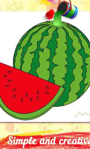 Drawing populer fruits for kids - drawing book 3