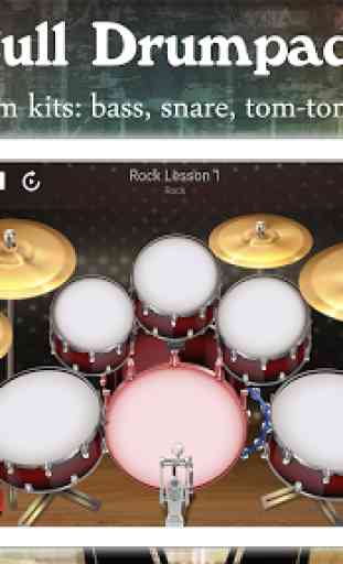 Drum Live: Real drum set drum kit music drum beat 1