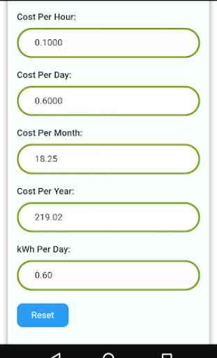 Electricity Cost Calculator 3