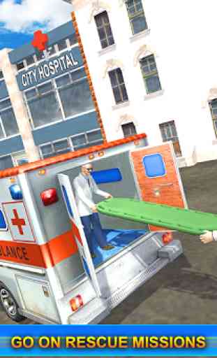 Emergency City Hospital Ambulance Rescue 3