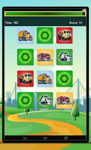 Fire Engines & Trucks : Logic Game for Boys 2