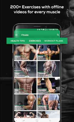 Fitvate - Gym Workout Trainer Fitness Coach Plans 1
