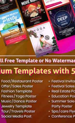 Flyers, Posters, Banner, Graphic Maker, Designs 1