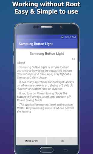 Galaxy Button Light & Vibration 2