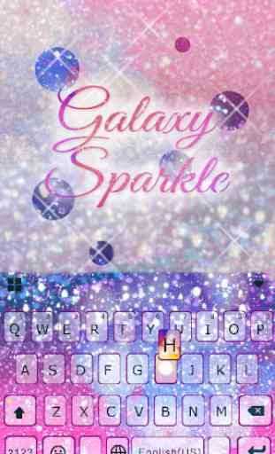 Galaxy Sparkle Kika Keyboard 2