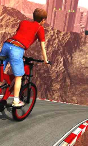 Impossible Kids Bicycle Rider - Hill Tracks Racing 2