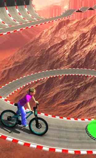Impossible Kids Bicycle Rider - Hill Tracks Racing 3