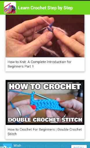 Learn Crochet Step by Step 1