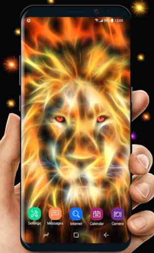 Lion Magic Touch Live wallpaper 2018 1