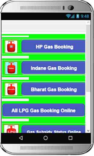 LPG GAS Online Booking Indane Gas Bharatgas HP Gas 2