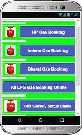 LPG GAS Online Booking Indane Gas Bharatgas HP Gas 3