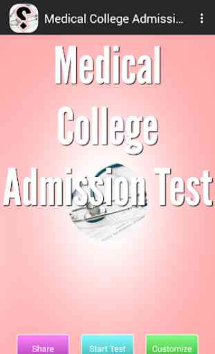 Medical College Admission Test 1