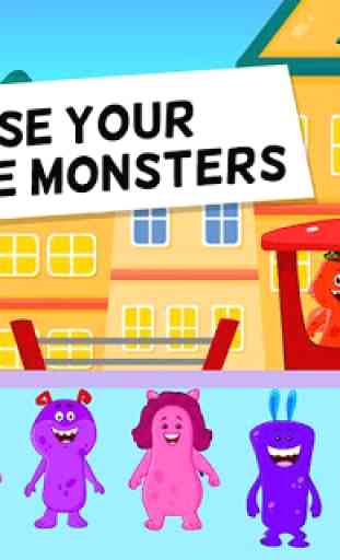 My Monster Town - Toy Train Games for Kids 3