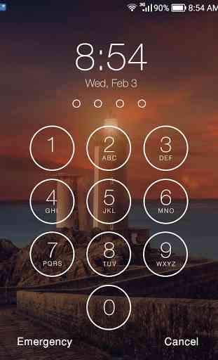 Password lock screen 4