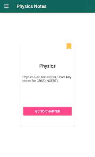 Physics Notes 1