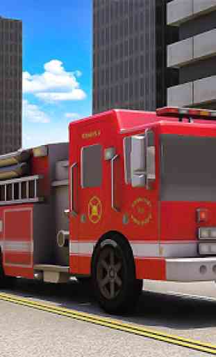 Robot Fire Fighter Rescue Truck 2