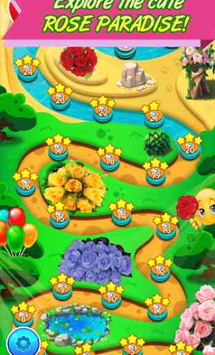 Rose Paradise fun puzzle games free without wifi 2
