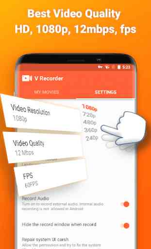 Screen Recorder, Video Recorder, V Recorder Lite 3