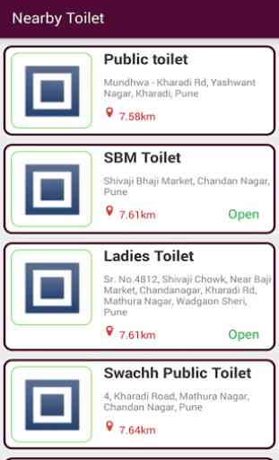 Toilet Finder app 3