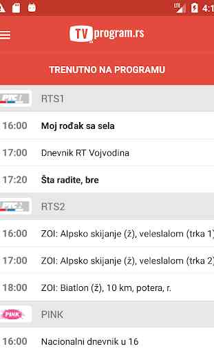 TV Program Srbija 1