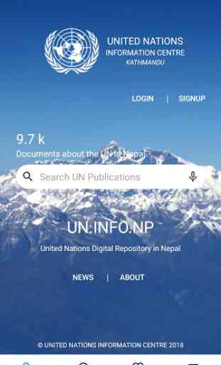 UN Digital Library in Nepal 1
