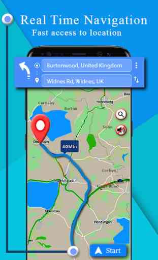 Voice GPS Driving Route : GPS Navigation Maps Free 1
