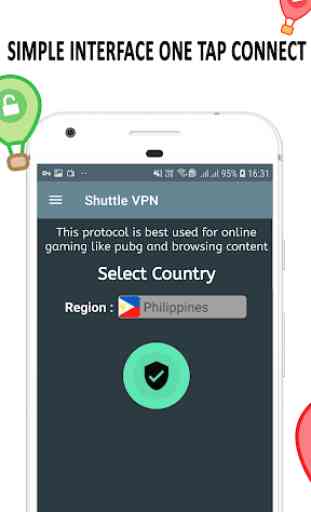 VPN : Shuttle VPN, Free VPN, Unlimited Turbo VPN 3