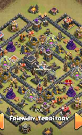 War layouts for Clash of Clans 3