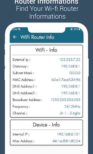 WiFi setting : Router manager & Router setting 2