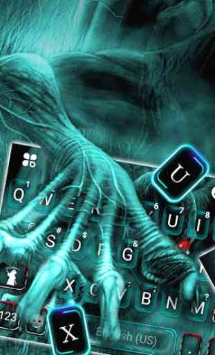 Zombie Skull Keyboard 2
