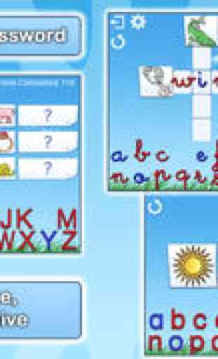 Montessori Crosswords - Fun Phonics Game for Kids to Learn to Sound Letters & Alphabet 3