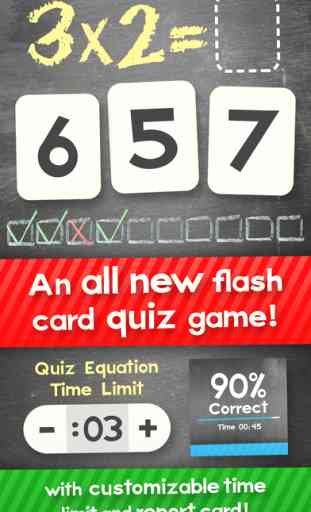 Multiplication Flashcard Quiz and Match Games for Kids in 2nd, 3rd and 4th Grade Learning Flash Cards Free 1