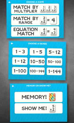 Multiplication Flashcard Quiz and Match Games for Kids in 2nd, 3rd and 4th Grade Learning Flash Cards Free 4