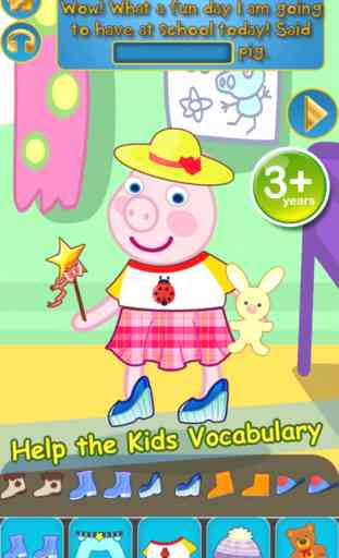 My Interactive Happy Little Pig Story Book Dress Up Time Game - Free App 1