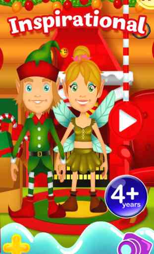 My Magic Little Elf and Fairy Princess Dream Xmas Party Adventure Free Dress Up Game 1