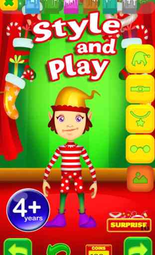 My Magic Little Elf and Fairy Princess Dream Xmas Party Adventure Free Dress Up Game 3