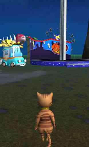 Halloween Cat Theme Park 3D 2