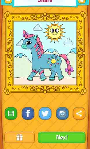 Horse Coloring Pages 4