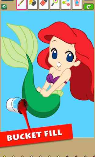 Little Mermaid Coloring Book 2