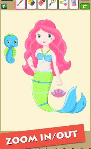 Little Mermaid Coloring Book 3