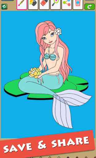 Little Mermaid Coloring Book 4