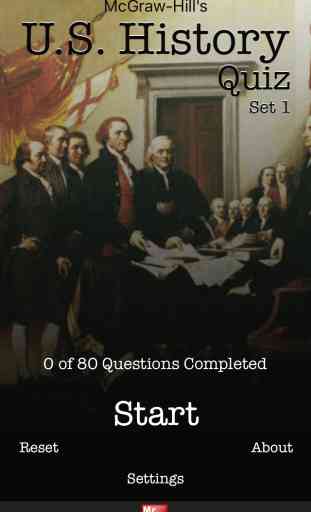 McGraw-Hill U.S. History Quiz Set 1 1