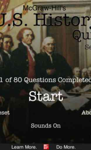 McGraw-Hill U.S. History Quiz Set 1 4